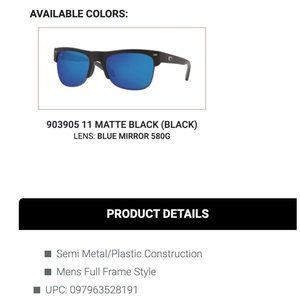 Costa Del Mar sunglasses